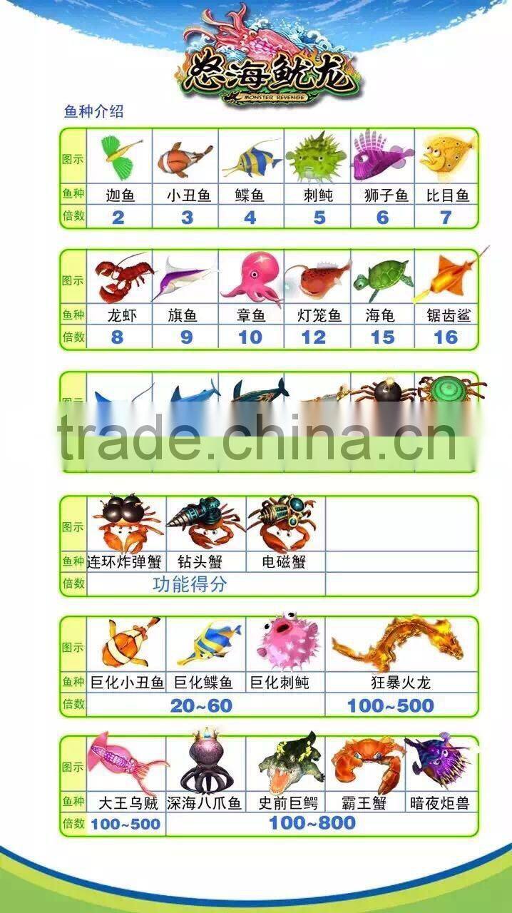 Malaysia Hot Sale Inkfish King of Ocean King 2 game machine