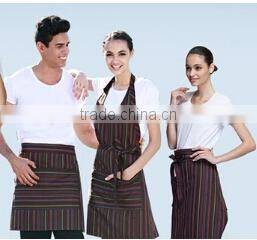 2 pocket waist apron non woven breathable canvas fabrics china supply cheap apron