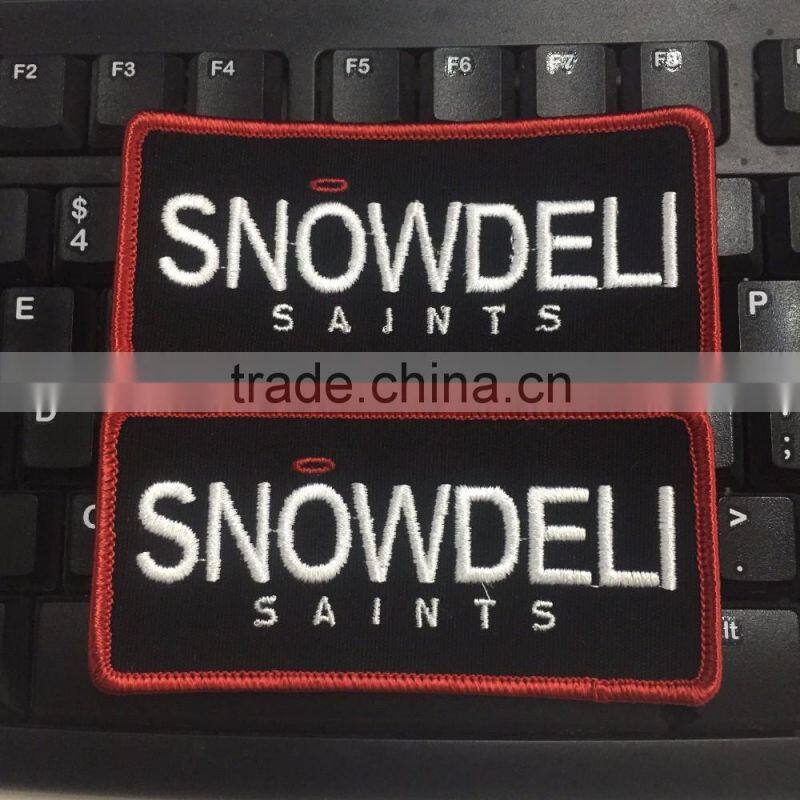 China custom high quality 3d embroidery patch with competitive price