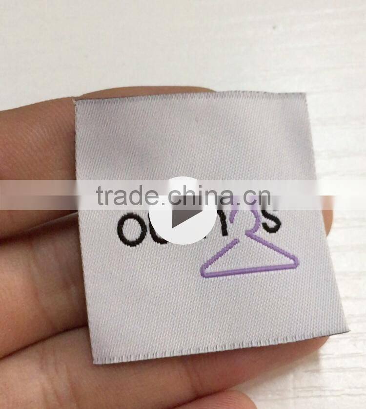 2017 customized high quality hair extension woven labels