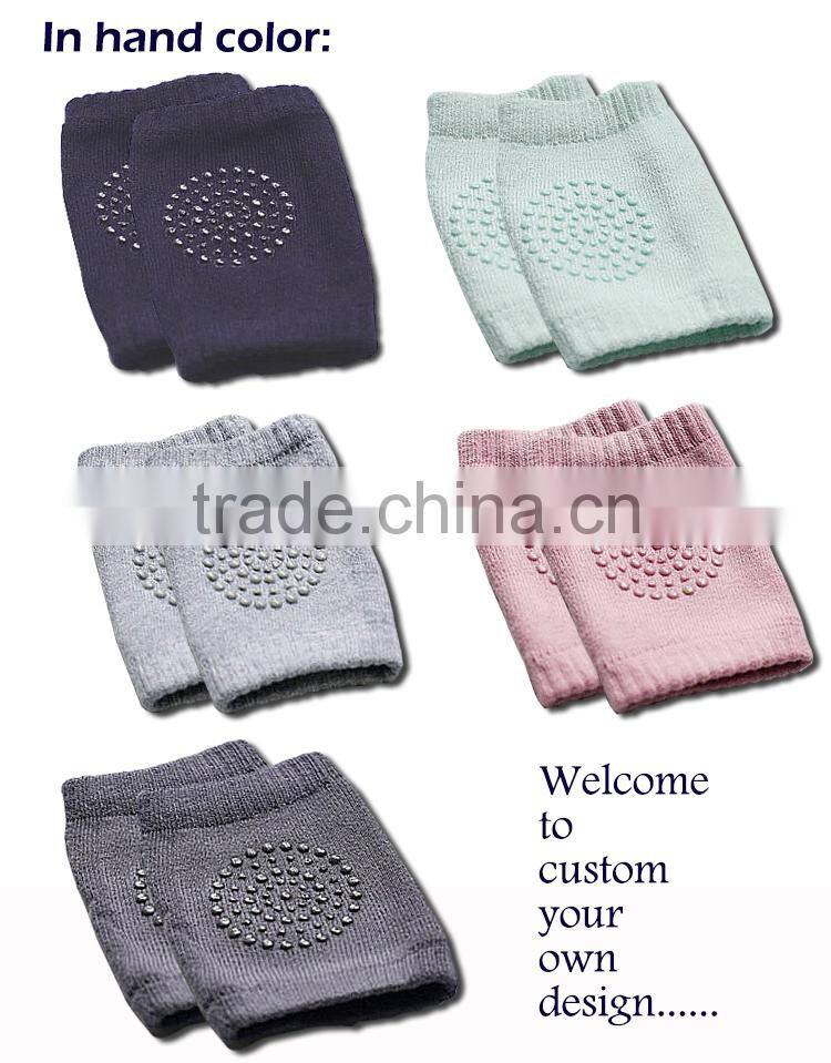 Free sample anti-slip toddlers kneecap cotton leg warmer