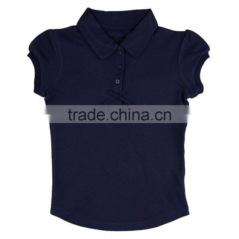 2016 girls latest design fashion polo shirts golf dri fit polo shirt