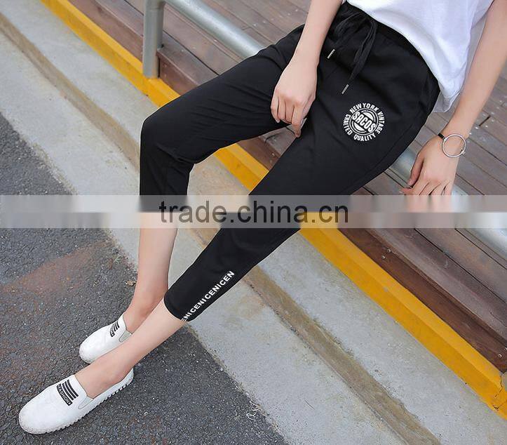 2016 new design custom women's leisure pants