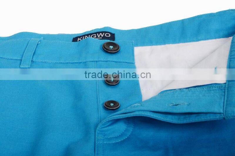 mens blue cotton twill cheap comfortable cargo short