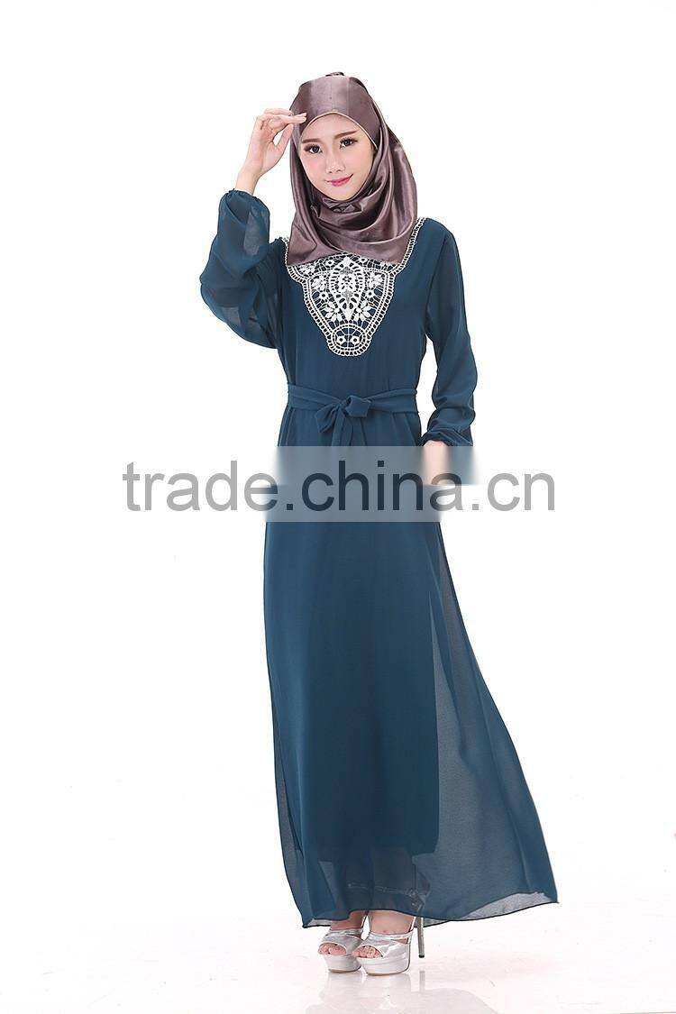 New design the Middle East summer women muslim wedding long dress