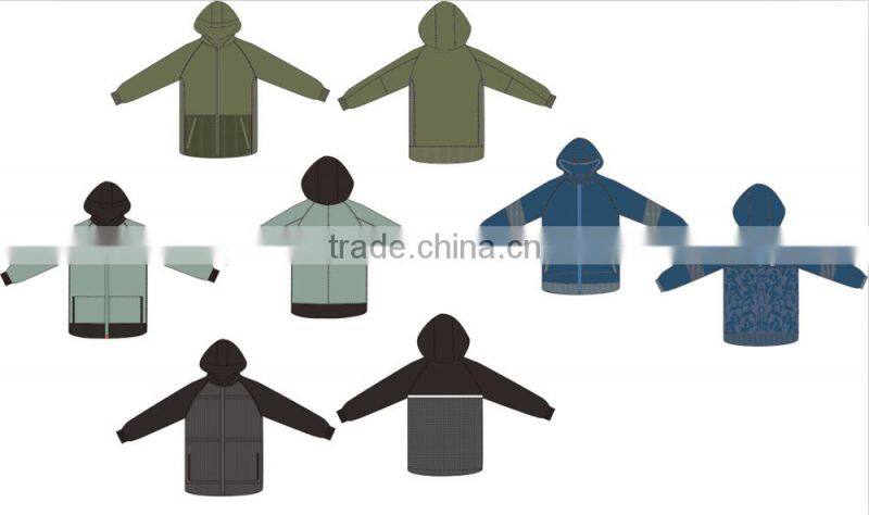 Latest factory design 2015 seamless sports running hoddies