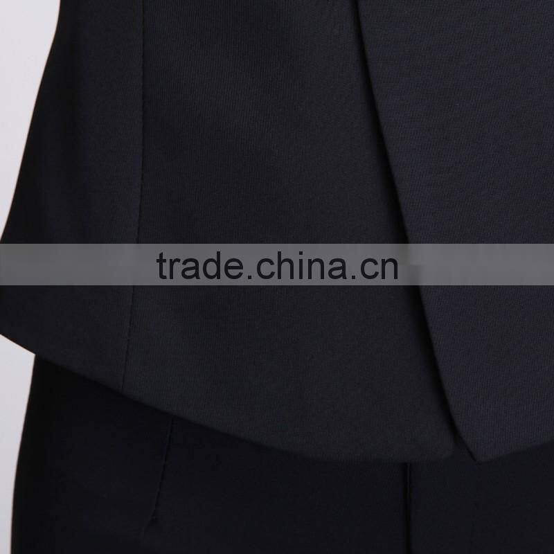 Juqian custom classic winter restaurant hotel manager uniform for front office desk
