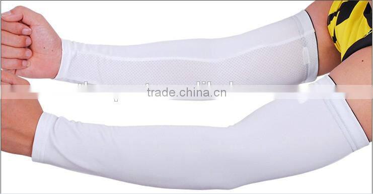 wholesale promotion white stretch arm sleeves