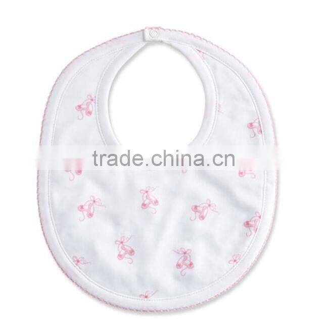 Pima cotton print pattern baby drool bibs unisex bandana bibs