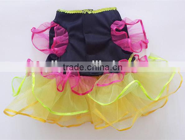 factory sale colorful dog tutu dog dress patterns