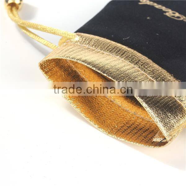 Velvet Satin Gift Bags Rectangle Black