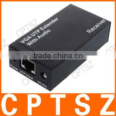 UTP VGA Audio/Video Extender - Black