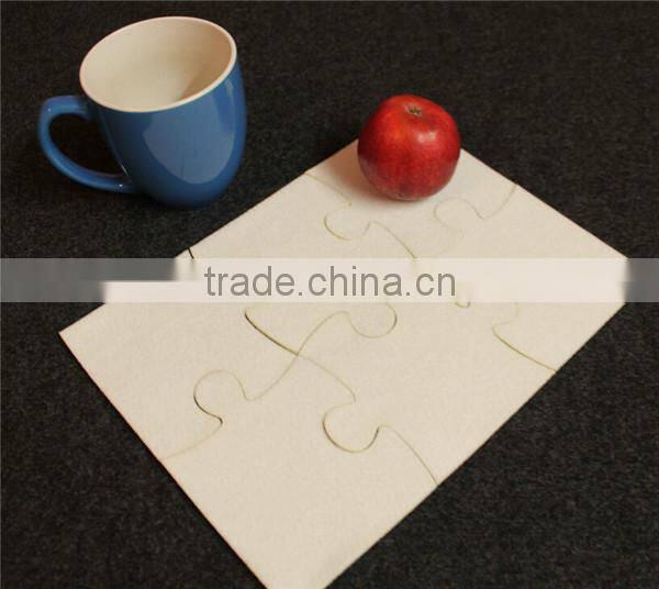 Unique Designed Hot Salling Products Laser Cut Wood Puzzle Coasters