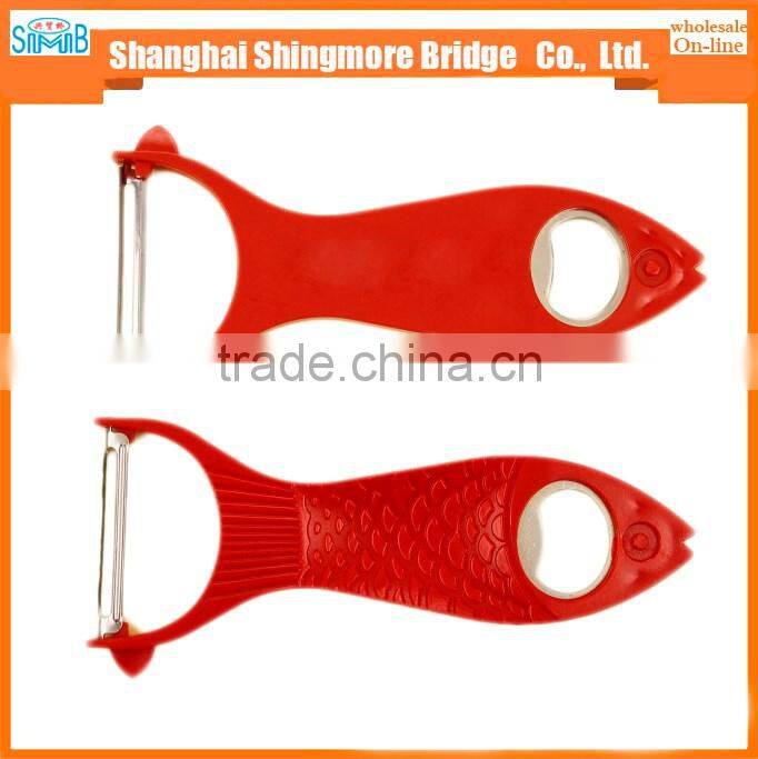 alibaba china hot sales stainless steel fruit peeler and bottle opener in low price