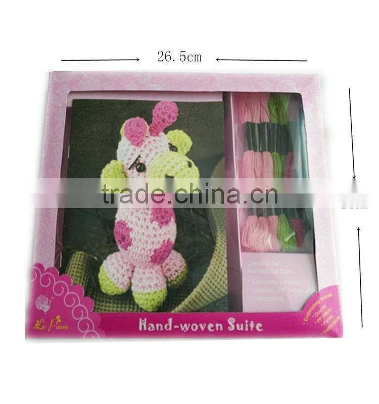 le paon cotton hand-woven suite, embroidery thread, crochet