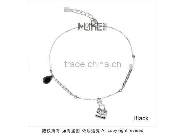 Cup 925 silver bracelet with Crystal M3010