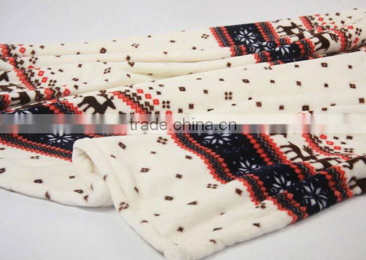 Super soft polyester hospital flannel blanket