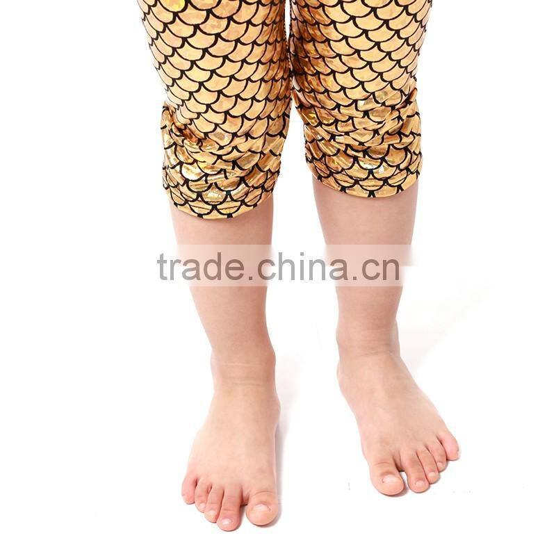Baby Toddler Girls Little Mermaid leggings mermaid pants mermaid capris