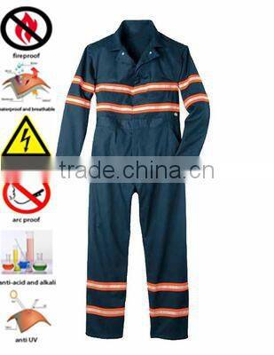 Mens and Womens 100% Cotton Fire Retardant Coverall Suit