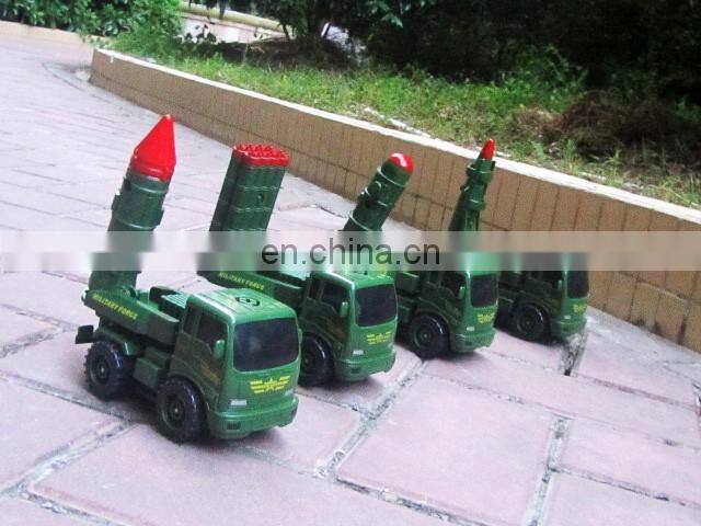 removable pullback car warrior military missile car for kids