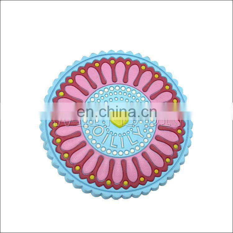 wholesales cute PVC coasters/cup pads/cup coasters as kids' gifts