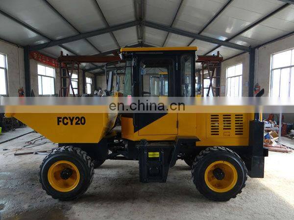 2tons site dumper wheeled FCY20