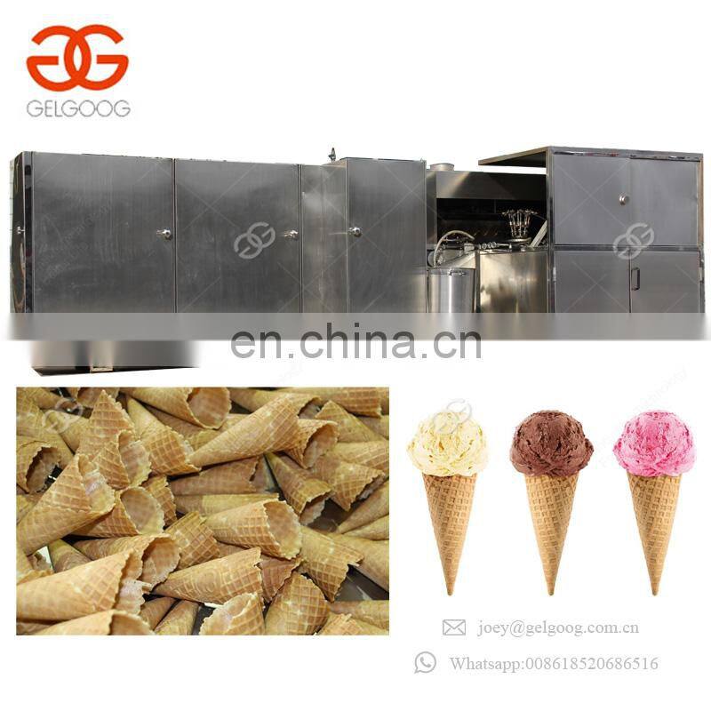 High Quality Cone Pizza Ice Cream Waffle Cone Equipment Maker Pizza Cone Machine For Sale