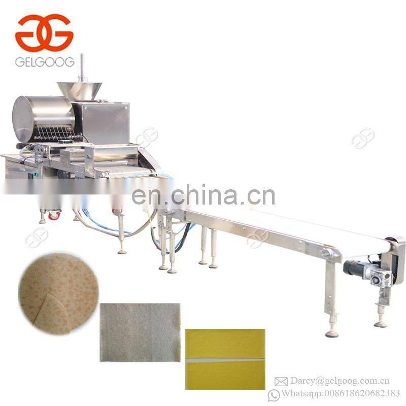 High-Efficient Stainless Steel Spring Roll Sheet Thin Pancake Making Pastry Lumpia Wrapper Lumpia Spring Roll Machine