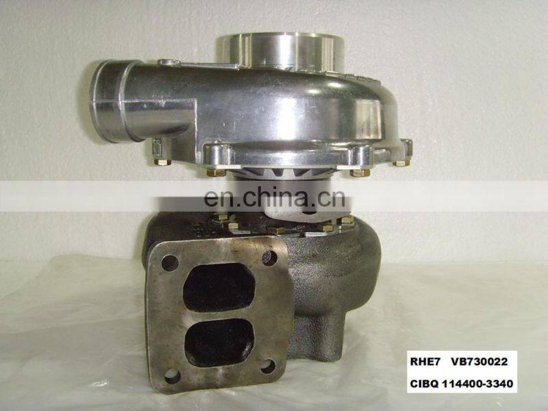 RHE7 Turbocharger VB730022 71456285 114400-3340 CIBQ Turbo for ISUZU Excavator Construction 6SD1T Engine parts