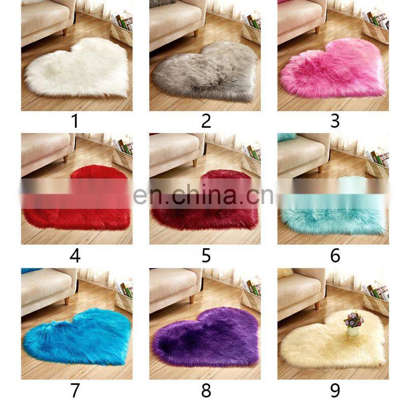 Wholesale soft colors fur rugs faux carpet