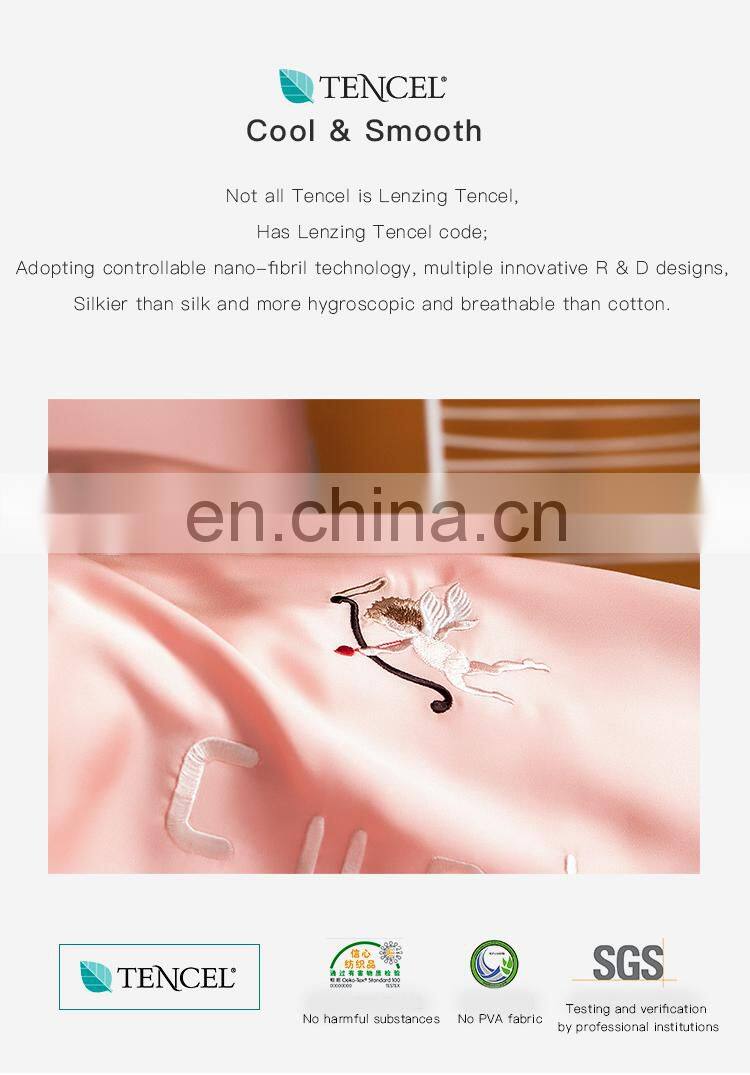 RAWHOUSE silk bedding set tencel 4 pcs bedding set