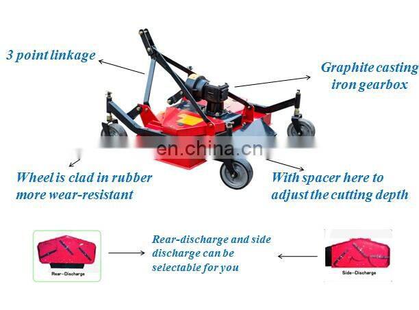 Pto Tractor Mounted Rotary Blades Finish Mower