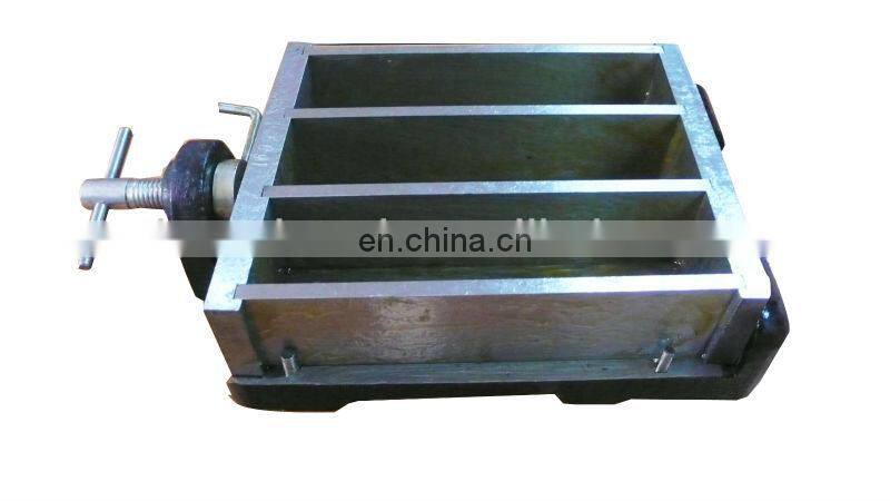 40x40x160mm Stainless Steel Three Gang Mould Mild Steel Mould