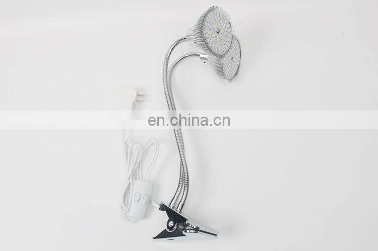 LED clip plant growth lamp double-headed plant light 24W full spectrum plant growth light