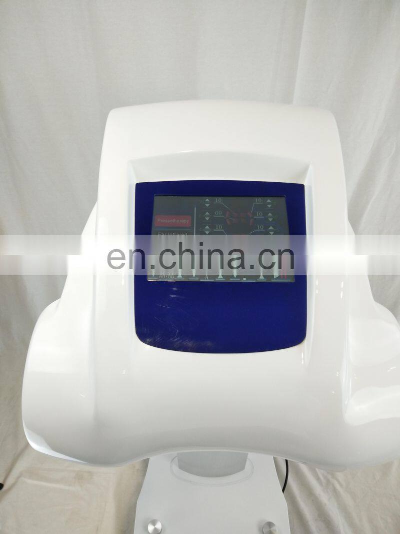 Pretty looking body smlimming beauty machine air pressotherapy + EMS + infrared with good quality