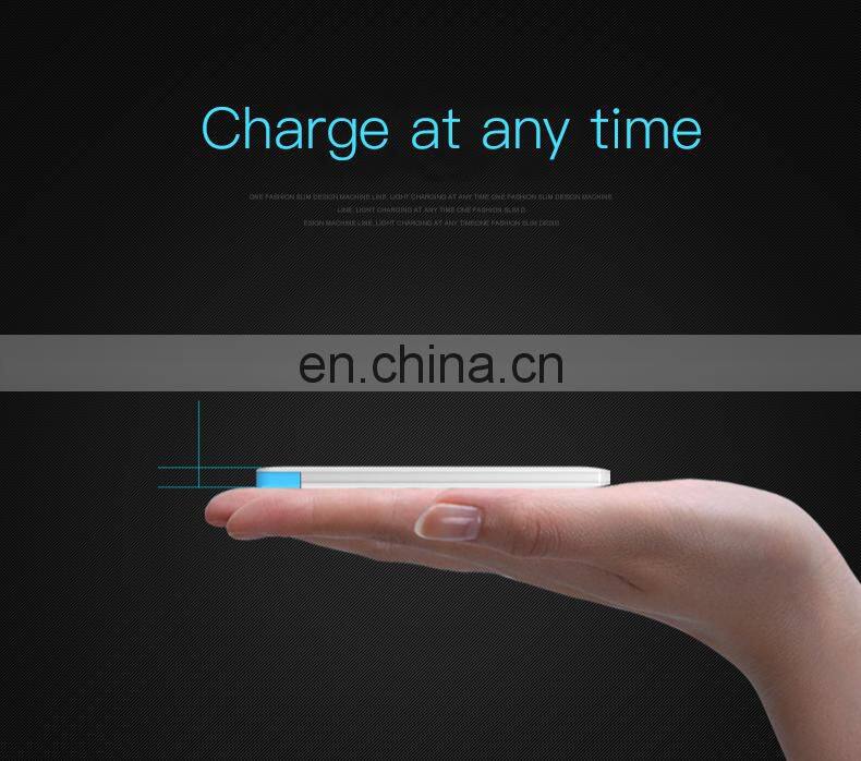 small size card power bank 2500mah portable phone charger wholesale mini power bank