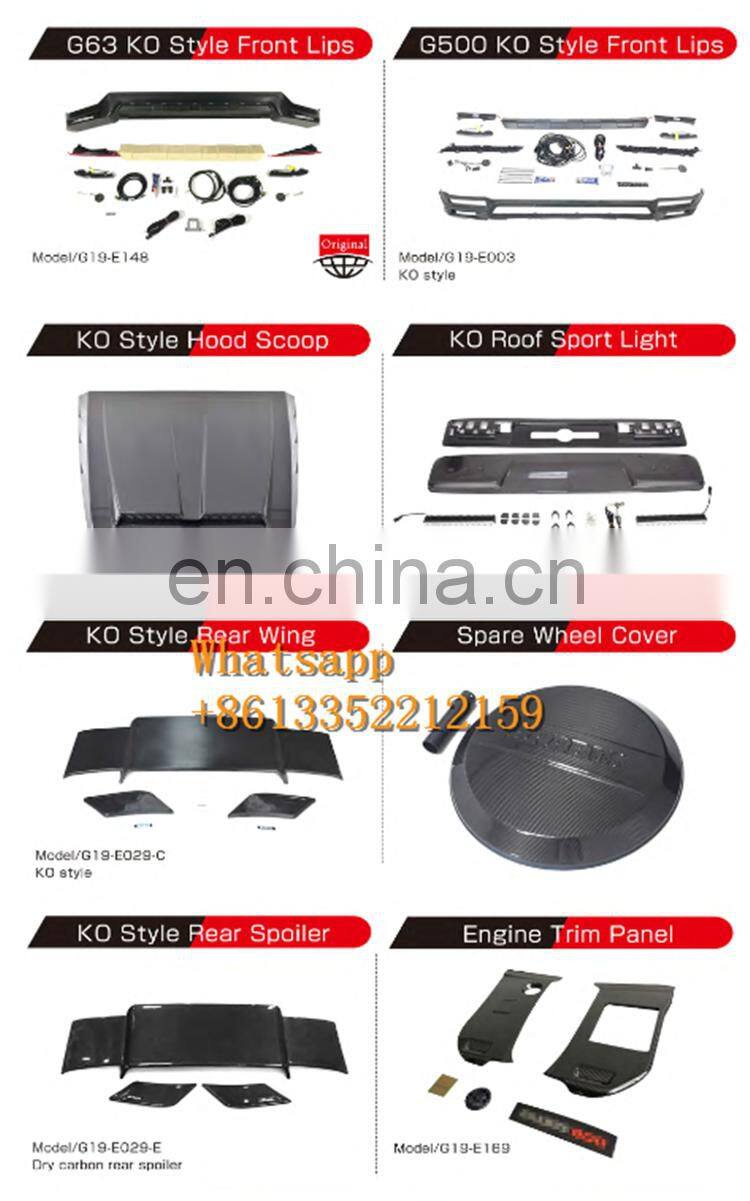 2020y G wagon W464 G63 G500 G350 front bumper fender lights rear bumper new G body kit for cars W463A G63 B900 W464 autoparts