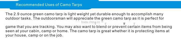 durable camo tarp for road cover