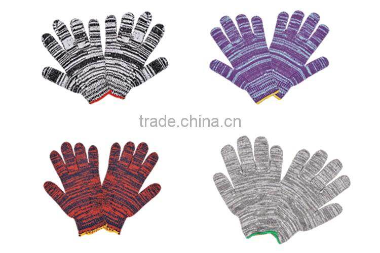 25cm colored cotton yarn for knitted driver working gloves LG069