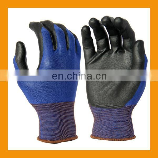 Safety Working 10 Black Pu coated Gloves
