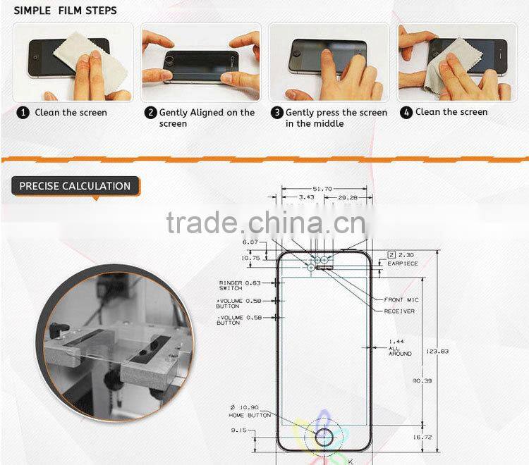 Goldspin anti-fingerprint tempered glass cell phone screen protector