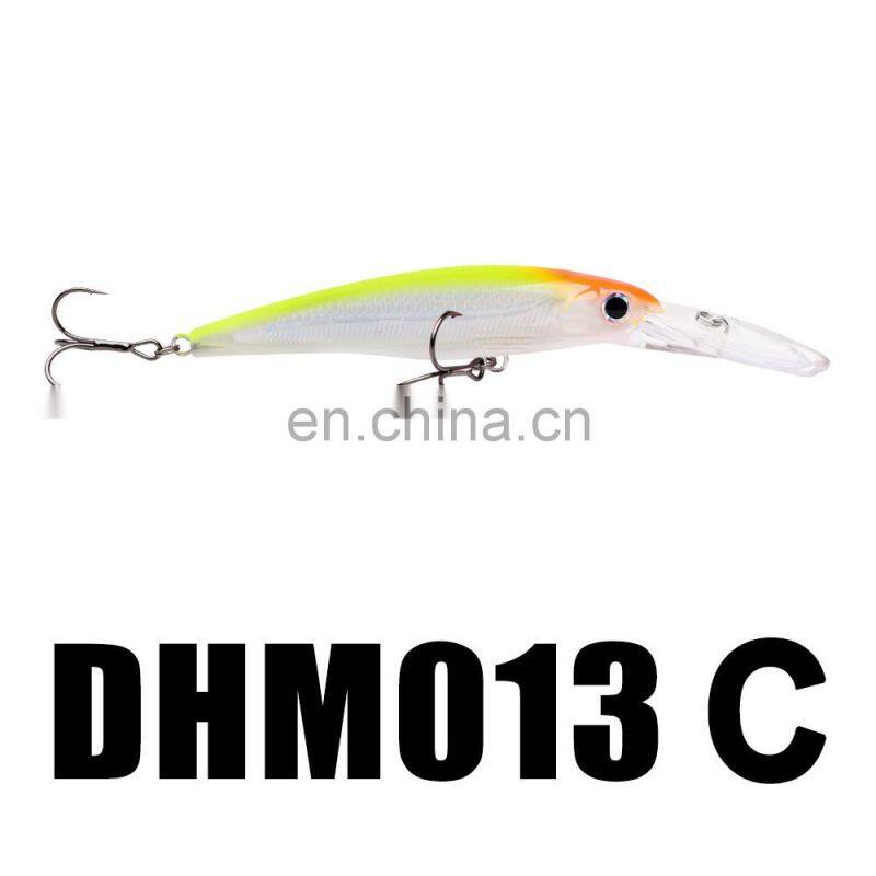 Lure17cm/32gForeign trade plastic false bait sea fishing artificial lure China fishing silicone bass hooked leurre de pche black