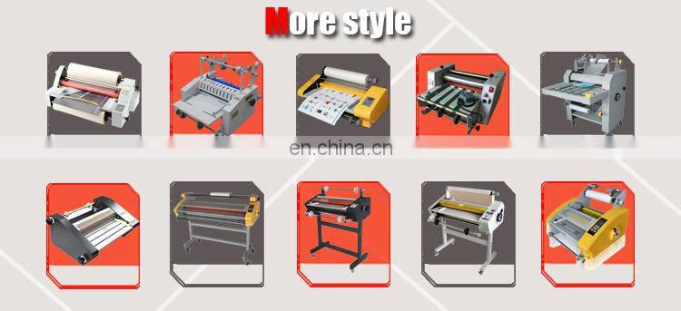 No MOQ electric automatic thermal laminator laminator stainless steel roller hot laminate machine factory