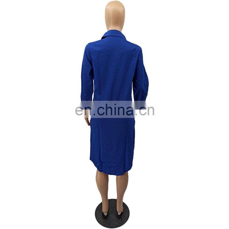 Irregular Stitching Long T-shirt Dress