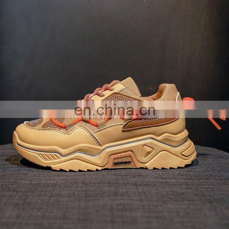 Factory Outlet Christmas 2021 New Products Luxury Fashion All-match Trend Ladies Casual Customized Outlet Fashion Sneakers