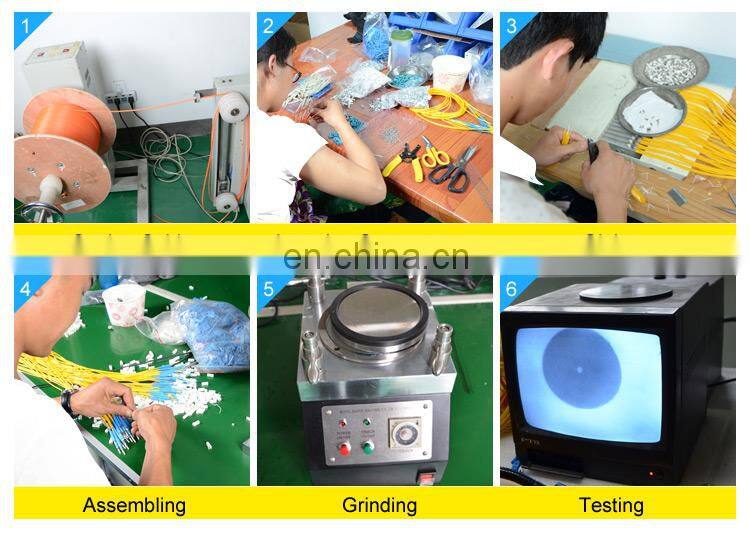 Rose Red Color Multimode Duplex Dual OM1 OM2 LC to LC 3m MM Optical patch cord