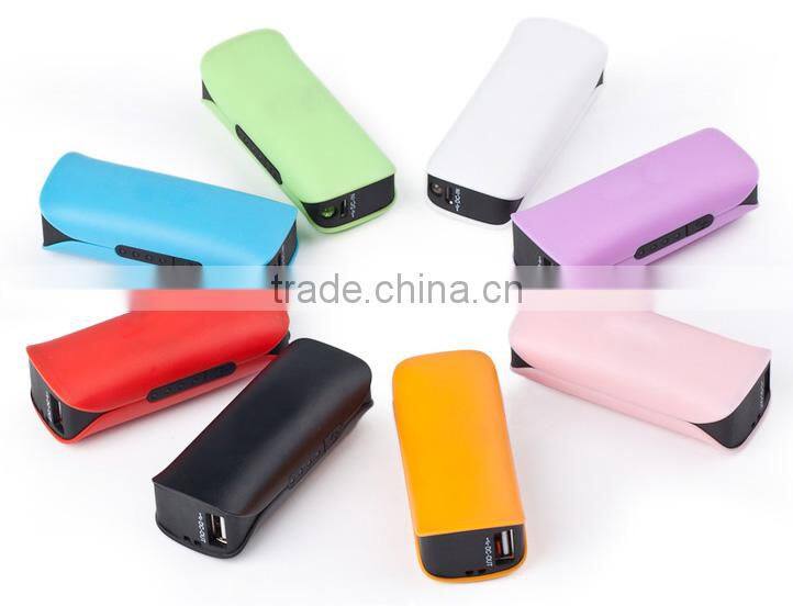 2015 cheapest colorful ABS power bank sloar 5200mah for iphone