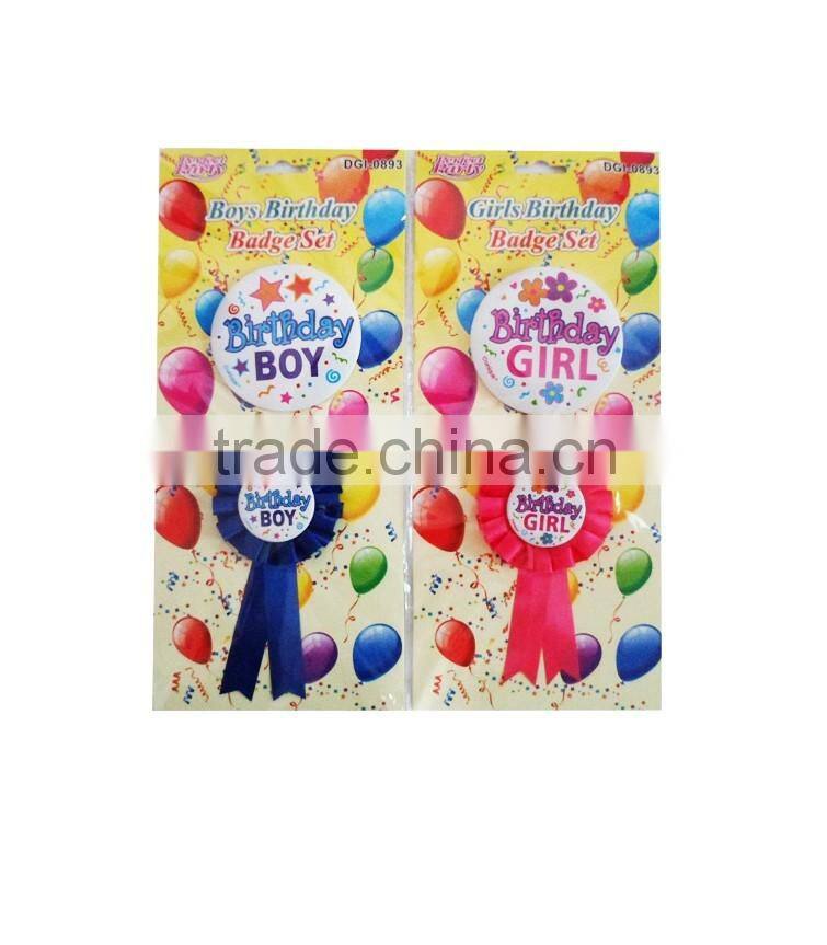 Wholesale High Quality Birthday Badge Set