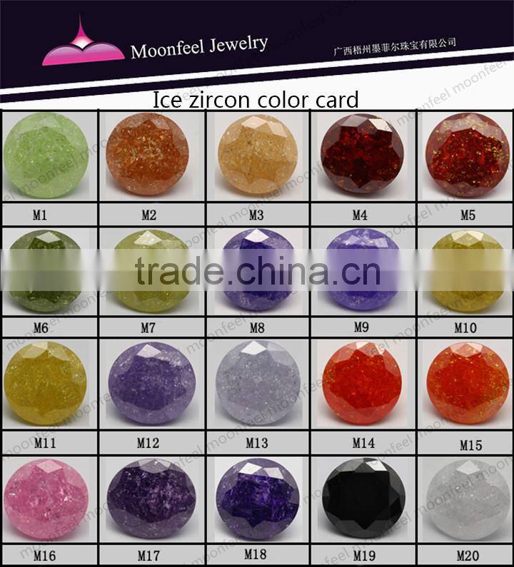 Rectangle ice cubic zircomia for jewelry