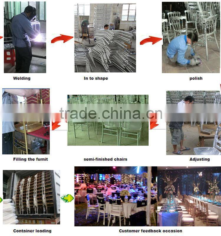 HM-W21 Silver Iron Chiavari Chair With Low Price